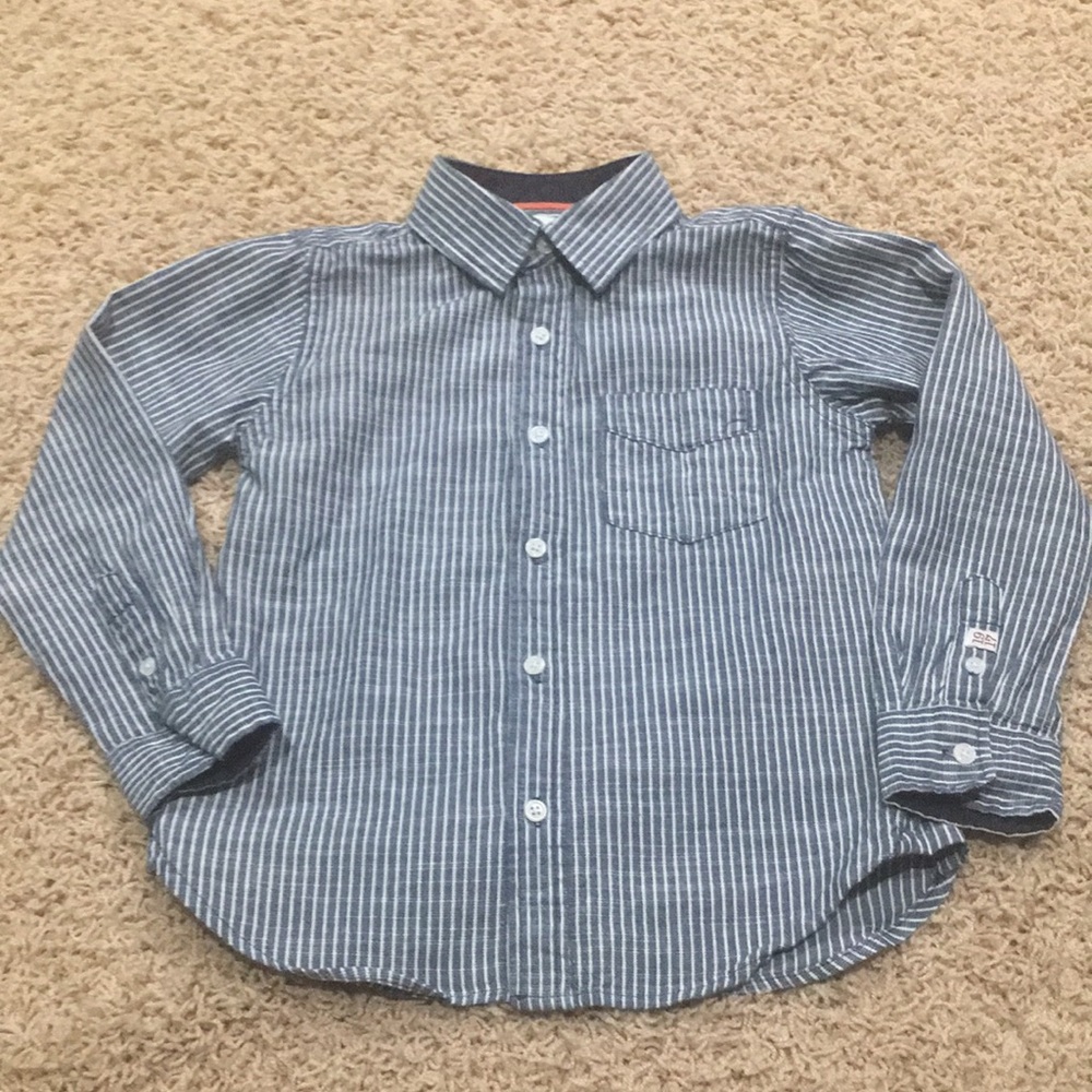Striped Blue Kids Shirt